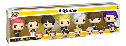 Funko Pop Rocks Bts Butter Banda Completa 7 Pack