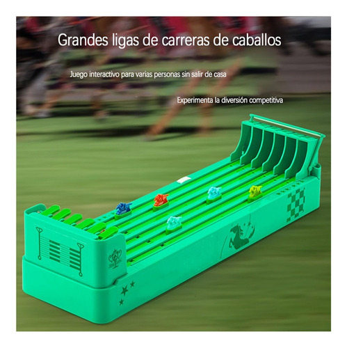 Juego De Carreras De Caballos Electrico Portatil 6 Caballos