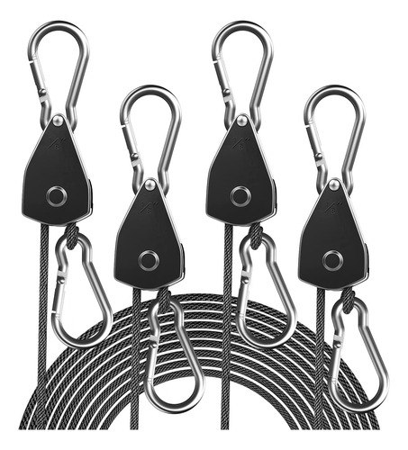 Staygrow 2 Pares De Colgadores Ajustables De Trinquete De...