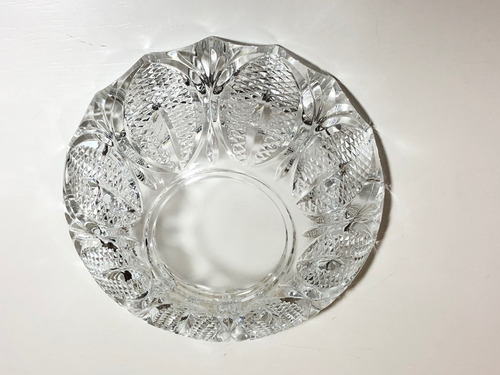 Imagem 2 de 4 de Cinzeiro Antigo De Cristal Design Exclusivo C1
