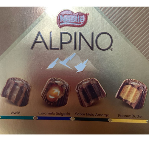 Kit Alpino Recheado 4 Sabores - 195g