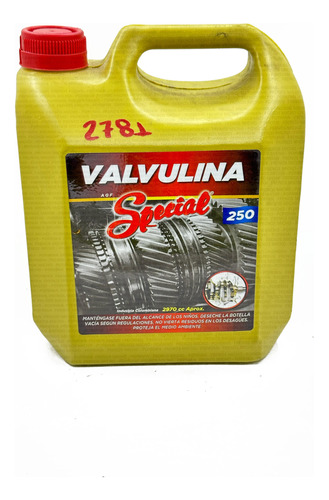 Cod:2781--valvulina Special Sp 250 Galon (2970cc)