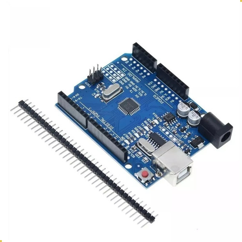 Arduino Uno R3 Atmega328 Smd + Cabo E Pinos Blutu