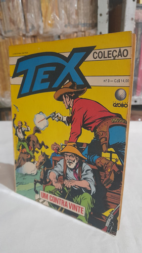Revista Gibi Tex Coleção N° 3 : Um Contra Vinte Globo 1987 (Usado)