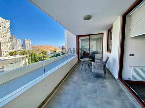 Departamento En Arriendo Amoblado De 2 Dorm. En Concón
