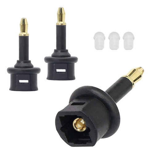 Conector De Fibra Óptica Digital Gelrhonr Toslink De 3.5 Mm