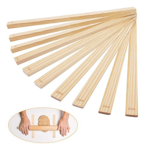 D 8 Guías For Palos De Amasar, Guías For Rodillos De