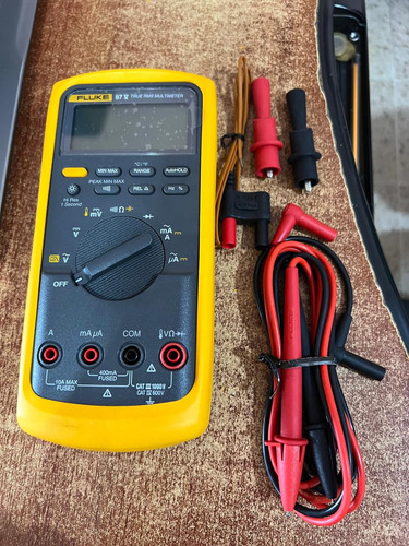 Fluke Multímetro Digital True Rms 87 V, Resistente Al Polvo