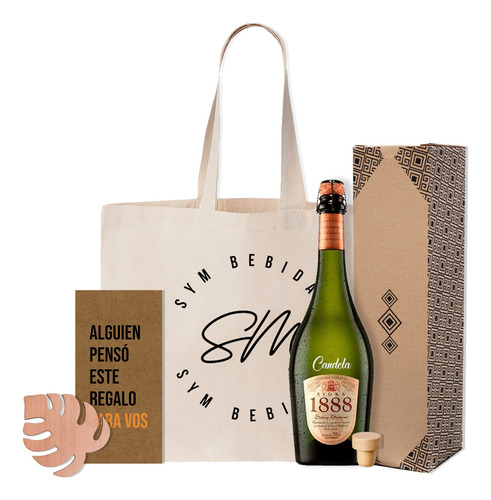 Combo Kit Sidra 1888 Saenz Briones 750ml Grabado