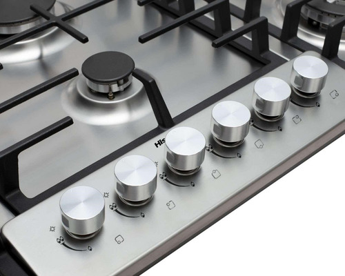 Imagen 4 de 5 de Parrilla Acero Inoxidable Empotrable Hisense Hgh961ss 90 Cm
