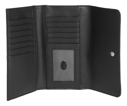 Guess Factory Cartera Delgada Saffiano Con Logotipo De Abree