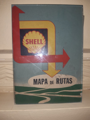 Publicidad  En Papel Mapa Shell 18 X 15