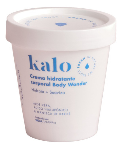  Crema Hidratante Corporal Kalo Body Wonder 200ml