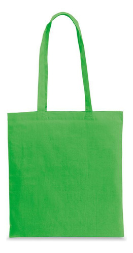 Tote Bag 37x41cm Promocionales Wharf 10 Unidades Disershop Color Verde