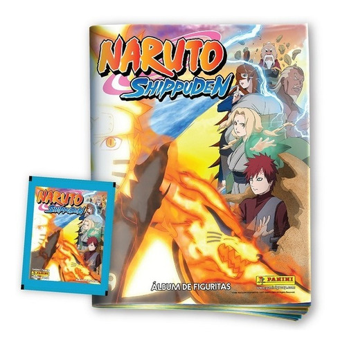 Figuritas Naruto Shippuden Pack X20 Sobres + Album Panini