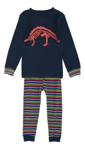 Pijama 2 Piezas Algodón Hipoalergénico Dinosaurio