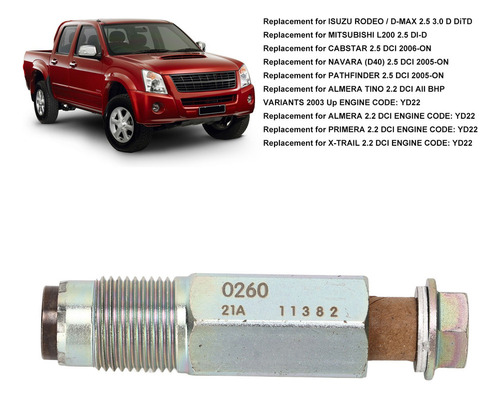 Válvula Limitadora De Presión Del Raíl De Combustible 095420