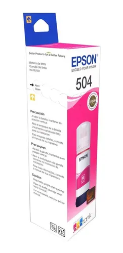 Tinta Epson 504 L4160 L4150 L6161 L6191 L6171 Ma Orig Backup