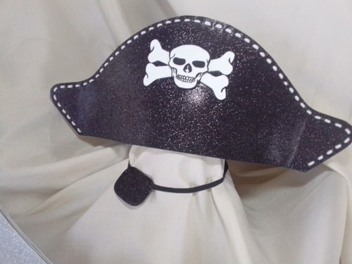 Sombrero De Piratas En Foami Sombrero Parche Espada Disfraz