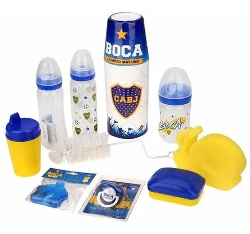 Imagen 3 de 4 de Mamadera Gigante Boca Producto Oficial Bebe Ajuar Camiseta
