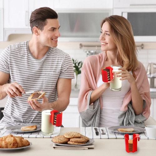 3 Pezzi Porta Biscotti Per Tazza Contenitore Per Biscotti