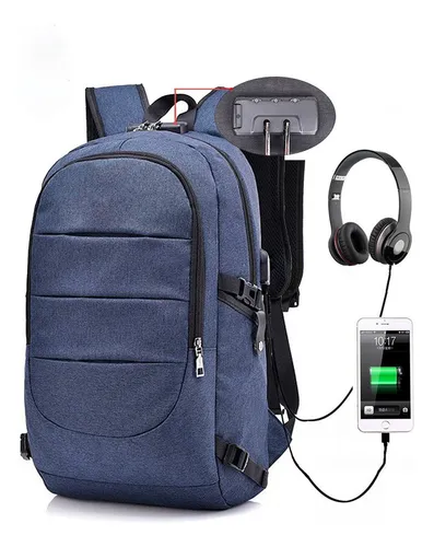 Set 3pzs, Estudiante Mochila, Impermeable Antirrobo ,Con Puerto Usb,  Adilier,Ordenador Mochila,Ab04,Mochila Para Laptop,Backpack