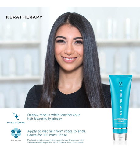 Keratherapy Shampoo De Umidade Com Infusão De Queratina, 33,
