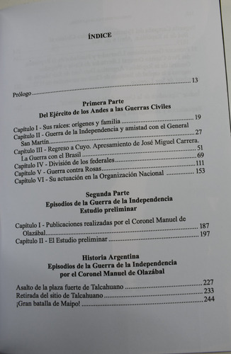 Manuel De Olazábal: Del Ejército De Los Andes A Las Guerc251