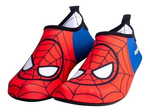 Zapatos Natación Playa Alberca Niños Spiderman