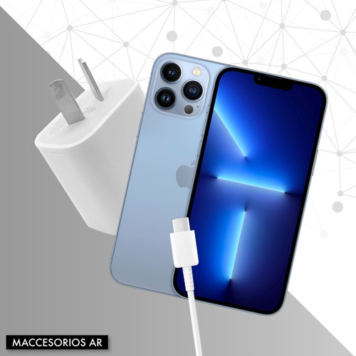 Cargador Usb C - 20w - Patas Argentinas - Compatible iPhone