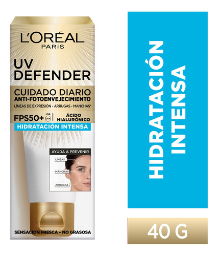 Crema Hidratacion Intensa Fps50 L'oréal Paris Uv Defender