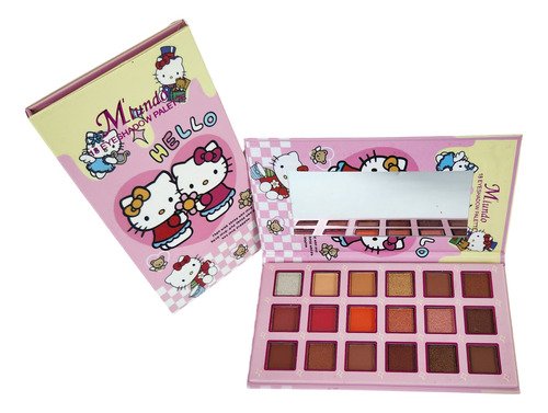 Maquillaje Hello Kitty Kuromi Paleta De Sombras De Ojos