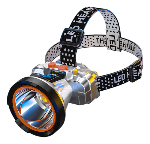 Linterna Frontal Led, Impermeable, Cómoda, Ligera,