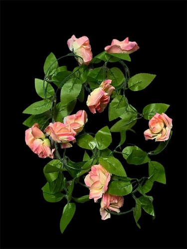 Guirnalda Enredadera 9 Rosas Rojas 2.4m