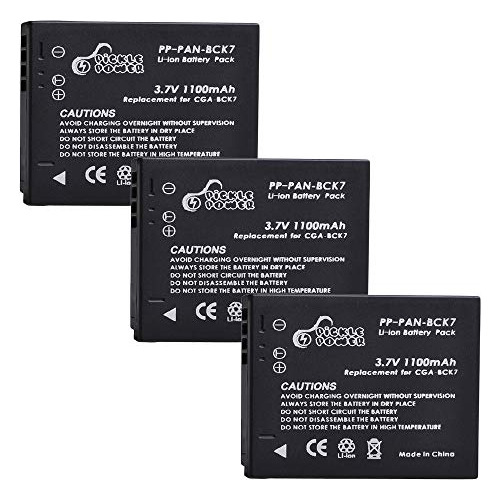 Paquete Power Power Battery 3 Pack Panasonic Dmw Bck7 D...