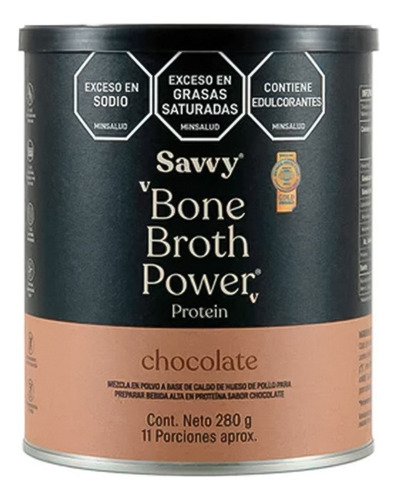 Bone Broth Power Protein Chocolate 280 G - g a $457