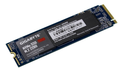 Disco Solido Ssd 256gb Gigabyte M.2 Pcie 3.0 X4 Nvme Pc Ntb