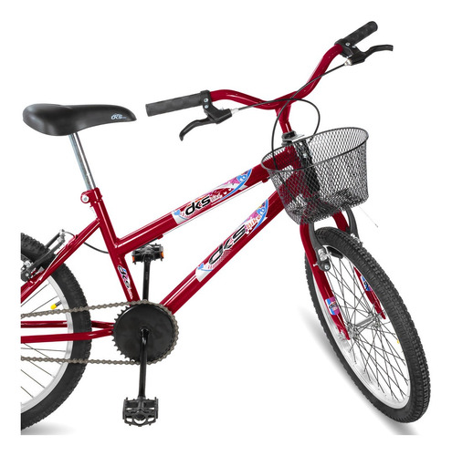 toy Mutton Stereotype Bicicleta Aro 20 Infantil Menina Criança C/cesta E Rodinhas | Parcelamento  sem juros
