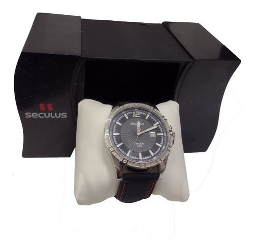  Relógio Seculus 28287g0sbna1 Prateado De Luxo Elegante