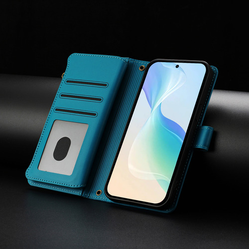 Funda Tipo Cartera De Piel Con Cierre De 9 Ranuras Para Redmi K20/k30/k40, A Prueba De Golpes, Desmontable, Correa De Muñeca