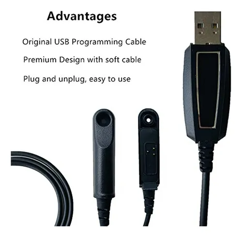 Cable De Programación Usb Para Radios Baofeng Uv-9r Y Más