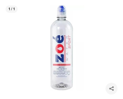 Agua Sport 900 Ml Zoe Water 12 Piezas