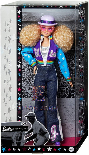 Barbie Muñeca Elton John Signature Bght52 30 Cm