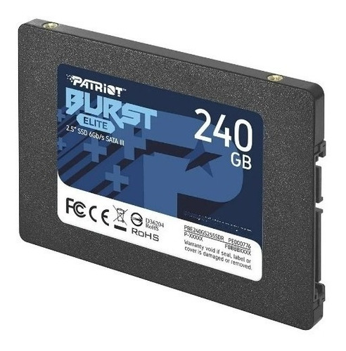 Disco Sólido Interno Ssd 240gb Patriot Burst Elite