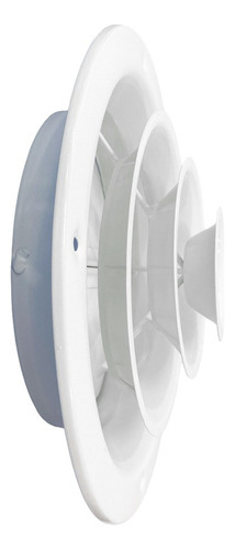 Difusor Circular Escalonado Diametro 38 Cm R1. Blanco