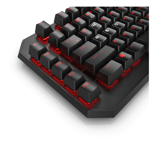 Teclado Omen Sequencer Hp Óptico Mecánico Negro
