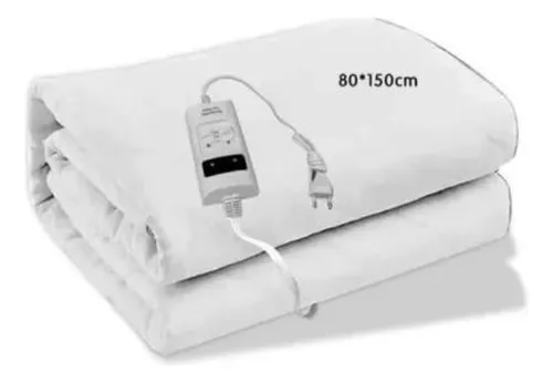 Calienta Camas Eléctrico 150 X 80 Cm 3 Niveles Color Blanco
