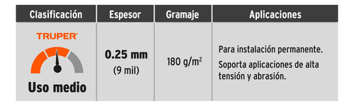 Lona Gris Reforzada 6 X 12 M Truper
