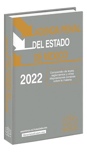 Agenda Penal Del Estado De Mexico 2022 Ediciones Isef