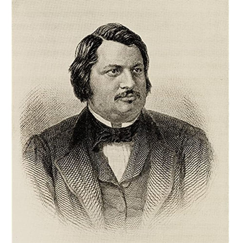 Honore De Balzac 1799-1850 Escritor Frances Del Libro La Bi